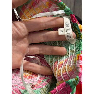 Abel the Label Size Small Anthropologie Maxi Mimosa Floral Dress Smocked